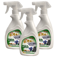 Klean J 可立潔 萬能去污達人, 專除各種黏膩油污、膠質碳黑, 450g, 3瓶