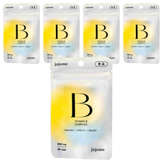 jojome B群活力膠囊, 630毫克, 30顆, 5包