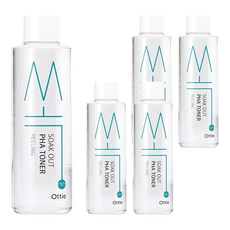 OTTIE 毛孔緊緻控油角質調理露 210ml 溫和去角質 保濕, 5瓶