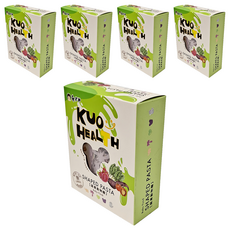 KUO HEALTH 郭老師 純手工無添加寶寶蔬果義大利麵 動物麵, 150g, 百分百原汁蔬果製作, Q彈口感手指食物, 5盒