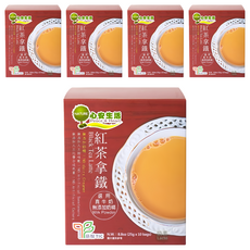 TIC 慈悅 紅茶拿鐵, 10包, 25g, 5盒