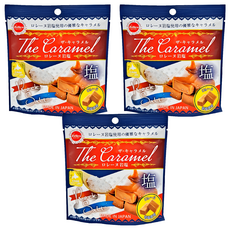 Zelico 焦糖鹽牛奶糖，北海道奶油，岩鹽使用，日本製造, 36g, 3包