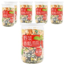 BabyBest 貝比斯特 寶寶香鬆, 兒童營養蔬菜風味, 100%蔬菜, 無鹽, 45g, 6罐