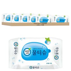 KleanNara 可綠納樂 薄荷濕紙巾 掀蓋式, 70張, 10包