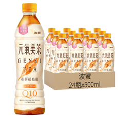 波蜜 元氣美茶 亮妍紅烏龍, 500ml, 24瓶
