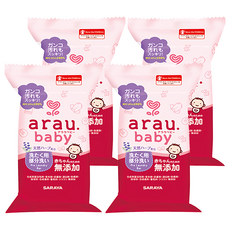 SARAYA arau. 愛樂寶 無添加衣物去漬皂 (99%純皂配方) 植物來源, 110g, 4個