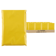 Won包裝產業 HDPE 亮黃色快遞袋, 100個