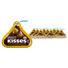 HERSHEYS 好時 Kisses 水滴牛奶巧克力 獨立包裝, 杏仁夾餡口味, 82g, 9袋