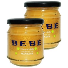 BEBE 西班牙蘋果果醬泥 純天然無色素無防腐劑, 195g, 2罐