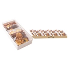 SW 大號透明PET蓋馬卡龍盒 22 x 10.3 x 5.3 cm, 20個, 透明