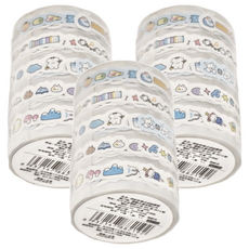 CARD LOVER 信的戀人 繽紛彩樂紙膠帶, 午後甜食, 3個