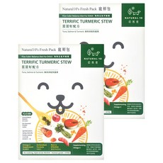 NATURAL 10 自然食 寵鮮包 薑薑好配方 五色平衡餐 鮪魚鮭魚薑黃, 150g, 2包