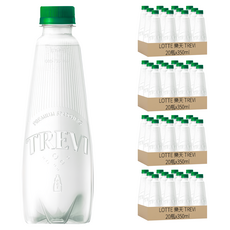 LOTTE 樂天 TREVI Sparking water 萊姆清香口味 無標籤包裝 可直接回收, 350ml, 80瓶