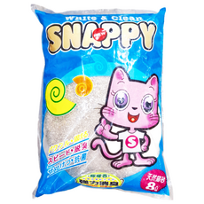 SNAPPY 粗貓砂 添加殺菌顆粒, 8L, 1袋, 檸檬香