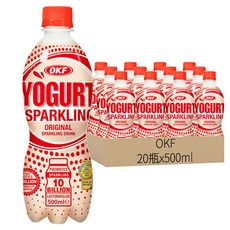 OKF 優格原味氣泡飲 500ml, 20瓶