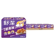 Kleenex 舒潔 輕巧韌易抽萬用小廚紙 80張, 6捲, 24袋