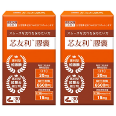 AJIOU 日本味王 芯友利膠囊, 600mg, 30顆, 2盒
