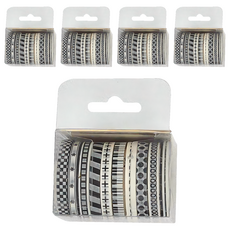 德德小品集 糖詩和紙膠帶 Set 10個 黑白電影 5mmx2m, 5盒