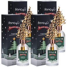 Fancy U 聖誕樹擴香瓶 200ml, 英國梨小蒼蘭 English Pearfree, 4件