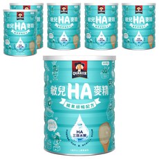 QUAKER 桂格 敏兒HA麥精 纖果順暢配方 6個月以上, 700g, 6罐