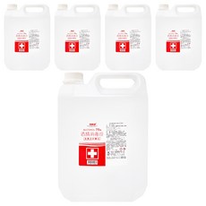 室翲香 75%酒精消毒液 快速揮發無殘留 環境消毒必備, 4L, 5桶