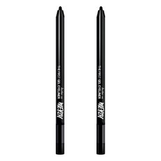 MERZY The First 防水眼線膠筆，超防水防油，持久不脫妝，0.5g，0.12mm極細筆頭, G1 黑色, 2支