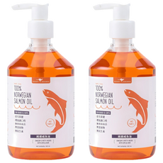 KANGA KITCHENS 澳洲袋鼠廚房 100%挪威鮭魚油, 毛髮保健, 500ml, 2個