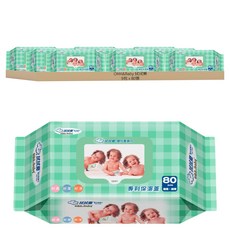 拭拭樂 加厚嬰兒超純水柔濕紙巾, 1包, 9包