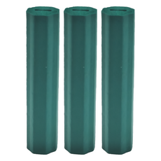 齊藤工業 日本製 助握套 不含餐具 多功能 餐具套/握筆套 扁孔 細, E0017, 3支