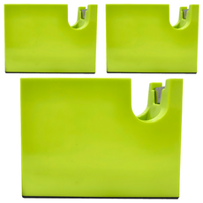 ABEL 力大牌 勻 方寸膠帶台 TD140N, 綠色, 3個