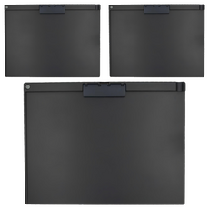 KOKUYO 國譽 薄型靜音板夾 A4 橫向, 深藍色, 3個