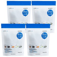 韓爸田園日記 粉碎型美味昆布兒童高湯包, 含鯷魚、昆布、蝦子、海帶、蘿蔔等多種營養成分, 80g, 4包