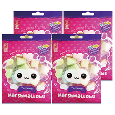 良澔 羊棉棉愛心棉花糖, 綿密扎實, 甜而不膩, 小朋友的最愛, 100g, 4袋