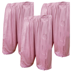 感恩使者 女款全開式魔鬼氈護理服 春夏款五分褲 粉紅色, 3件