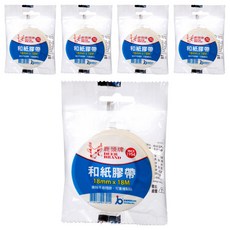 DEER BRAND 鹿頭牌 和紙膠帶 CPS6 18mm x 18m, 米白色, 5捲