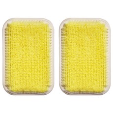 ROYALLIN 蘿林嚴選 超大面積貼牆沐浴搓背刷 貼牆式設計 親膚材質 輕鬆清潔背部, 白色, 1入, 2個