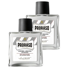 Proraso 白標敏感肌鬍後乳｜義大利刮鬍後保濕舒緩乳液, 100ml, 2罐
