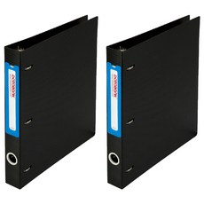 DaTaBanK 三田文具 A4 專案收納3孔夾資料夾 648DS, 2本, 藍色