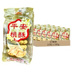 正福堂 桃酥 6片, 180g, 10包