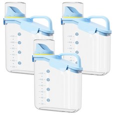 小麥購物 食品級手提密封罐 L2277 天空藍 2L, 3個