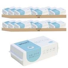 Wimarn 韓國洗臉巾 大(20 x 20cm), 珍珠紋 白色, 18個