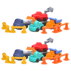 Iwako 拖車系列 造型橡皮擦套裝, 日本製造, 尺寸15x9.3cm, 拖車, 2組