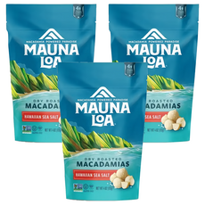 MAUNA LOA 夢露萊娜 夏威夷果仁, 夏威夷海鹽口味, 113g, 3包