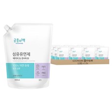 GOONGBE 宫中秘策 高濃縮幼兒衣物柔軟精補充包 3袋, 1.5L, 12包