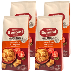 Bonomi 比薩口味千層酥, 4包, 150g