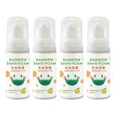 Luveta 樂唯他 兒童專用含氟抗敏感泡沫牙膏, 青蘋果口味，溫和配方，細緻泡沫易清潔, 50ml, 4瓶