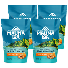 MAUNA LOA 夢露萊娜 夏威夷果仁 蜂蜜烘烤口味 113g, 4包