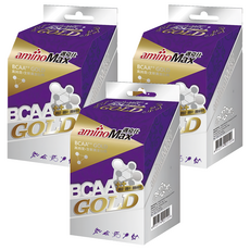 aminoMax 邁克仕 加倍速型 GOLD 頂級BCAA膠囊, 850mg, 20顆, 3盒