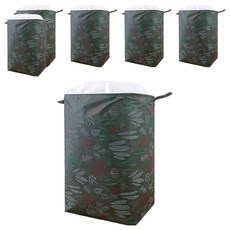 小麥購物 棉被收納袋 Y833 140L, 水草, 6個