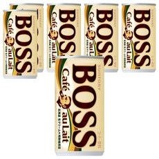 日本 BOSS 歐蕾咖啡飲料,185ml,6罐,口感香醇濃郁，隨時隨地享受道地的日式咖啡風味
